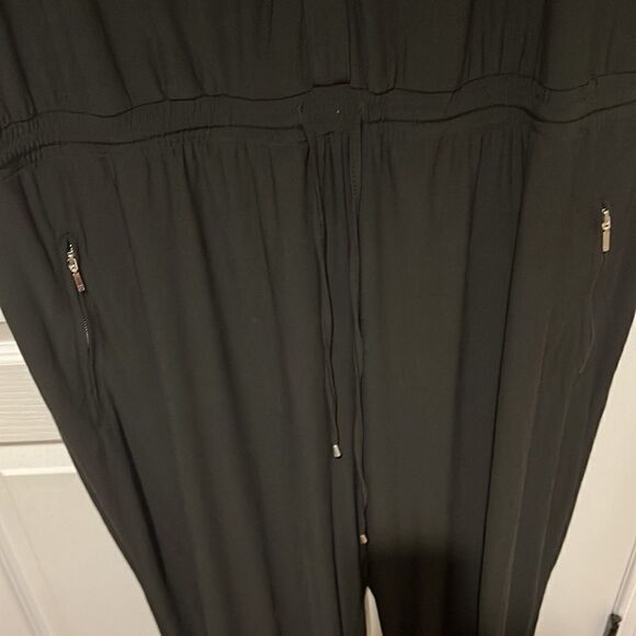 New Spense Woman Black Jumpsuit Jogger style bottom - Picture 13 of 14